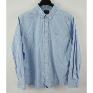 UNTUCKit Soft Oxford Men's 2XL Long Sleeve Light Blue Cotton Button Down Shirt